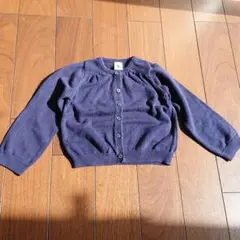 【お値下】PETIT BATEAU プチバトー ネイビーカーディガン 94cm