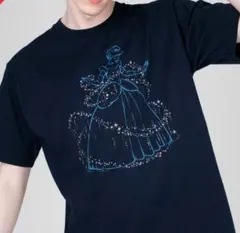 グラニフ ディズニープリンセス シンデレラ Tシャツ ネイビー Sサイズ
