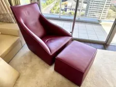 中村工芸 N122 フライミーノワール 回転式ラウンジチェア2脚✨定価約40