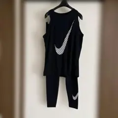 NIKE ヨガウェア セットアップ ブラック 千鳥格子