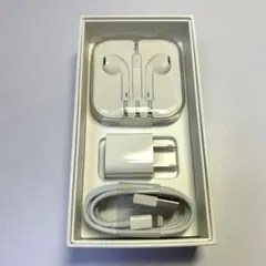 「新品」Apple純正Lightningケーブル充電器、有線イヤフォンセット
