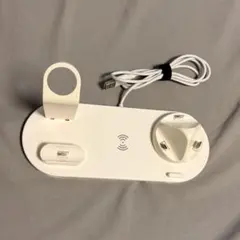 多機能充電スタンド　ホワイト デュアル充電