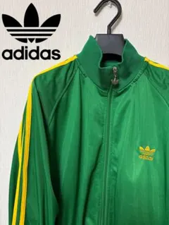 adidas Track Jacket Green Yellow XXLのサムネイル