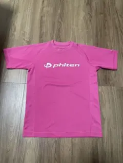 phiten ファイテン Tシャツ ピンク Sサイズ