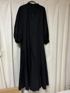 GU バンドカラーシャツワンピース