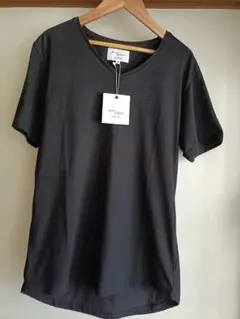 Adam et Rope Vネック 半袖Tシャツ 【新品Мサイズ】ブラック日本製のサムネイル
