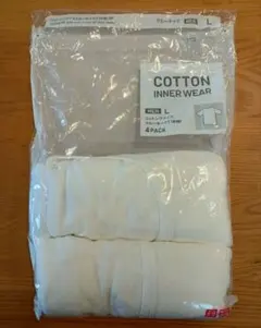 ユニクロCOTTON INNER WEAR メンズ Lサイズ 2枚