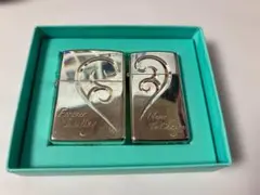 zippo ジッポー 未使用 エンジェル ペア ハートモチーフペアセット 