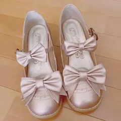 ゴールド 猫足パンプス Mサイズ 箱付き - メルカリ
