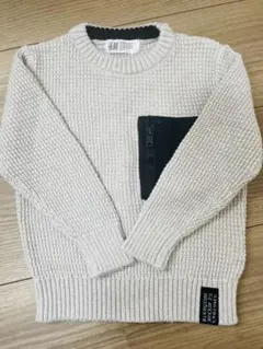 H&M クリーム色 セーター 98/104