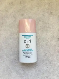 キュレル化粧下地 SPF 24 30ml 色づくベースミルク湯あがりピンク