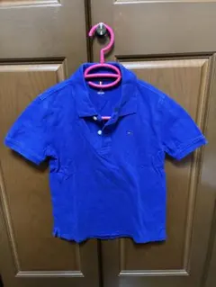 TOMMY HILFIGER 青 ポロシャツ M 子供用