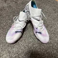 Puma ホワイト/ピンク サッカースパイク