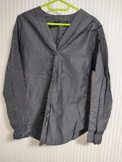 AuieF グレディブリリアン セキミキ ストライプ Vネック 長袖シャツ 38