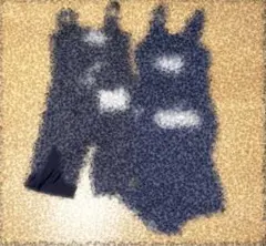 ダークブルー ワンピース水着 100cm