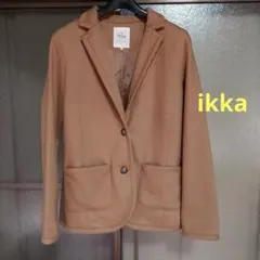 ikka ベージュ テーラードジャケット