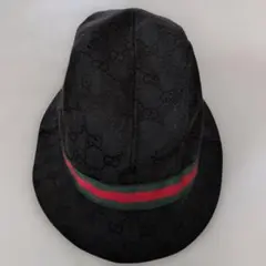 GUCCI GG柄 バケットハット ブラック