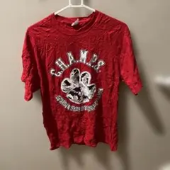 PORT & COMPANY C.H.A.M.P.S. Tシャツ レッド L