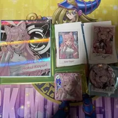 博衣こより　色紙　チェキ風カード　缶バッジセット　ホロライブエキスポ