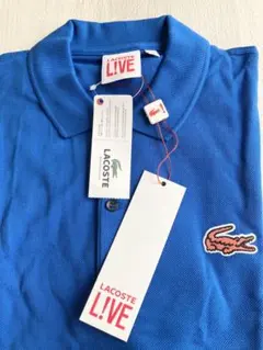 【新品★タグ付き】LAKOSTE ラコステ・ライブポロシャツ　青のサムネイル