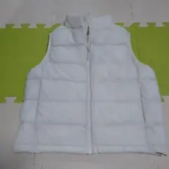 UNIQLO キッズ ダウンベスト 120 ホワイト