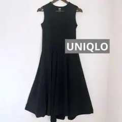 UNIQLO セオリー　ウルトラストレッチフレアロングワンピース S