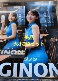吉岡里帆 GINON ジノン ポスター 特大 B2 日比谷 NON姐ちゃん - メルカリ
