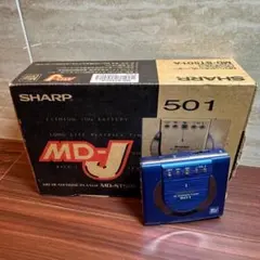 SHARP MD-ST501-A ポータブルMDプレーヤー 5538のサムネイル