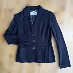 courrèges テーラードジャケット　7号　ブラック