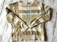 H&M チェック柄 セーター