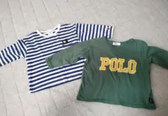 Champion & Polo 長袖　ロングＴシャツ　90サイズと95サイズ