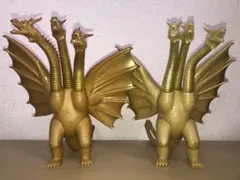 キングギドラ フィギュア⭐️レア色違い⭐️貴重な2本つの⭐️歴代怪獣ボックス版　ゴジラ