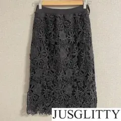 JUSGLITTY ひざ丈タイトスカート