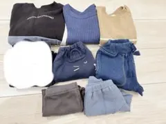 長袖　トップス　ボトムス　ズボン　ベビー服　子供服　保育園　まとめ売り