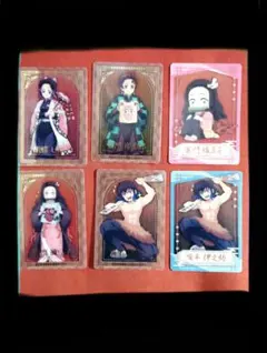 【ナムコ限定】鬼滅の刃クリアカード 6枚セット
