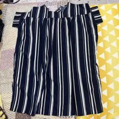 AS KNOW AS 半袖 ストライプ柄 トップスのサムネイル