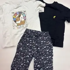 ユニクロ　ポケモン半袖Tシャツ130 ステテコ　120