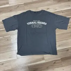 DAZY ロゴプリント 半袖Tシャツ グレー