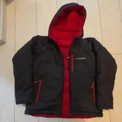 mont-bell ダウンコート 100cm 茶　ピンク