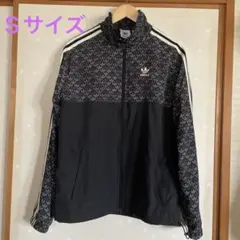アディダス オリジナルス クラシック モノ ウインドブレーカー ブラックSサイズ