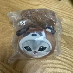 【匿名発送】mofusand にゃんぱんつ！　ぬいぐるみシュシュ　たぬき