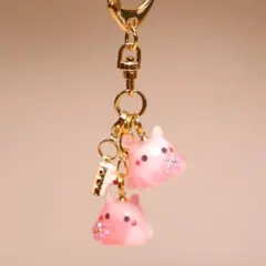 めんだこちゃん♡キラキラゆらゆらキーホルダー