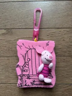 ピグレット ぬいぐるみ付き キーホルダー　ピンク