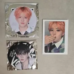 treasure ヨシ ファンコン 缶バッジ トレカ C kingkong