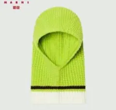 バラクラバ UNIQLO MARNI ユニクロ マルニ ライムグリーン 緑 防寒