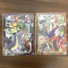 希少】ポケモンセンター 金銀 A4クリアファイル2枚セット ルギア