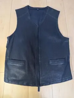 GIORGIO ARMANI ライダース レザーベスト 黒タグ 46 2026年最新】Giorgio Armani メンズ ベストの人気アイテム - メルカリ