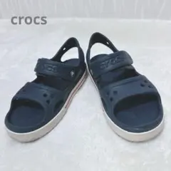 crocs クロックス キッズ サンダル J2 ベルクロ 軽量 水遊び 水陸両用