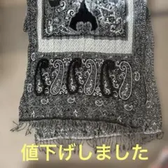 Comme ca Mature ペイズリー柄ストール