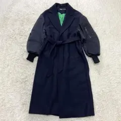 ZARA マッチングボンバーコート ネイビー Lサイズ - メルカリ